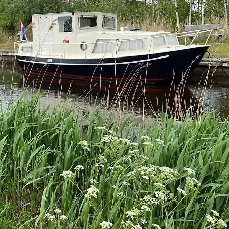 Boat Ella - Kamperen Op Het Water -Niet Om Mee Te Varen -Read Host Profile-Lees Hostprofiel Jutrijp 外观 照片