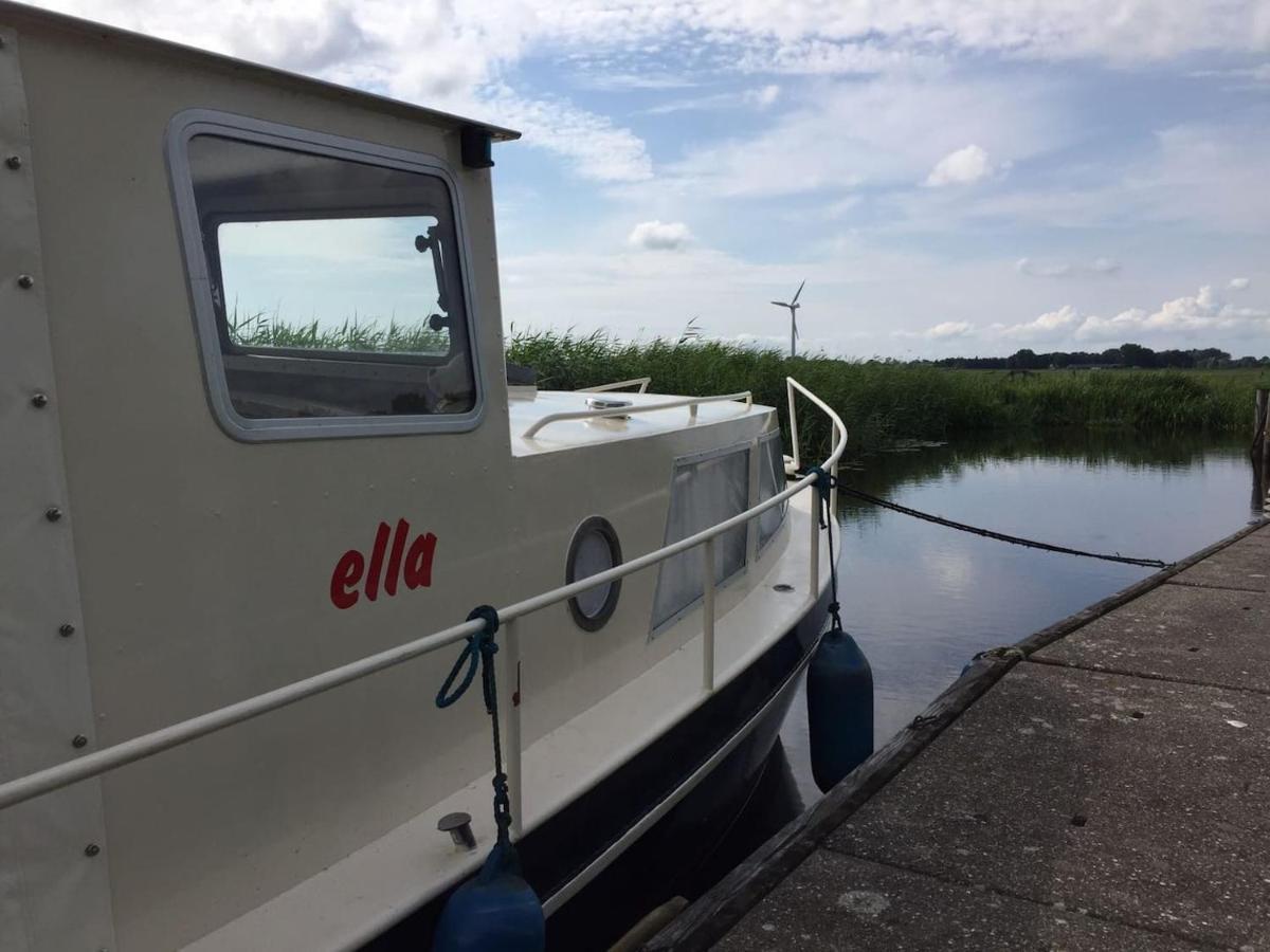 Boat Ella - Kamperen Op Het Water -Niet Om Mee Te Varen -Read Host Profile-Lees Hostprofiel Jutrijp 外观 照片